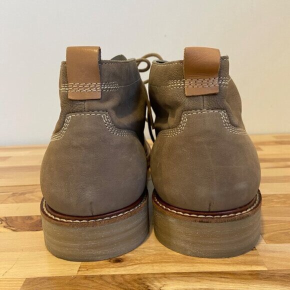 Dr Sholl’s Mens Size 10 M neutral tan Leather Chukka Boots With Lace-Up Closure - Picture 2 of 13